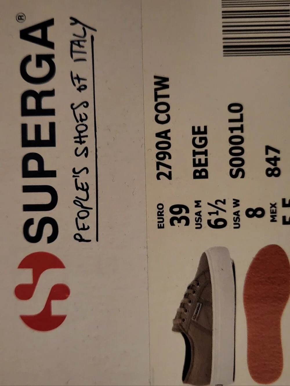 Superga Canvas Platform Sneakers with White Sole